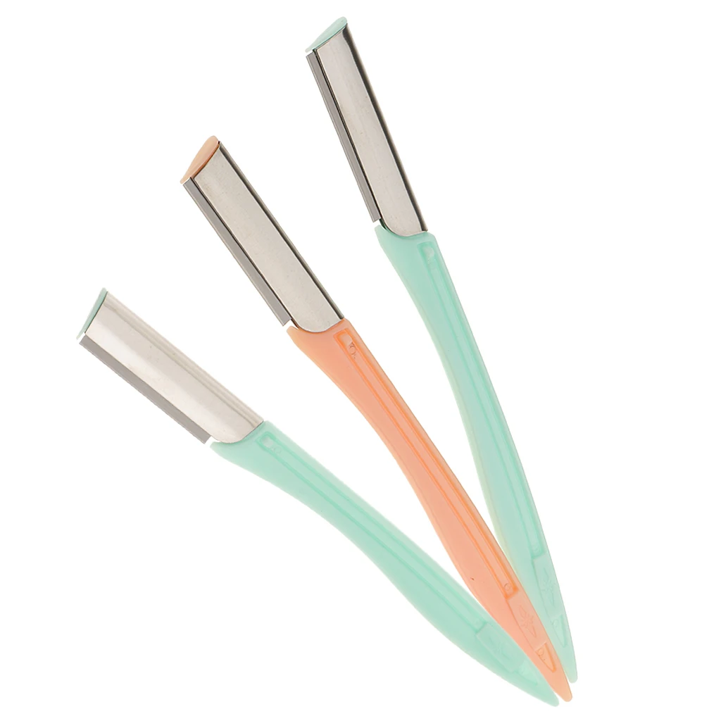 6 Pieces Safety Eyebrow Razors Trimmer Shaver Shaper Blade Facial Hair Removal Makeup Tool Kit Set for Women and Ladies 6 Pieces Safety Eyebrow Razors Trimmer Shaver Shaper Blade Facial Hair Removal Makeup Tool Kit Set for Women and Ladies