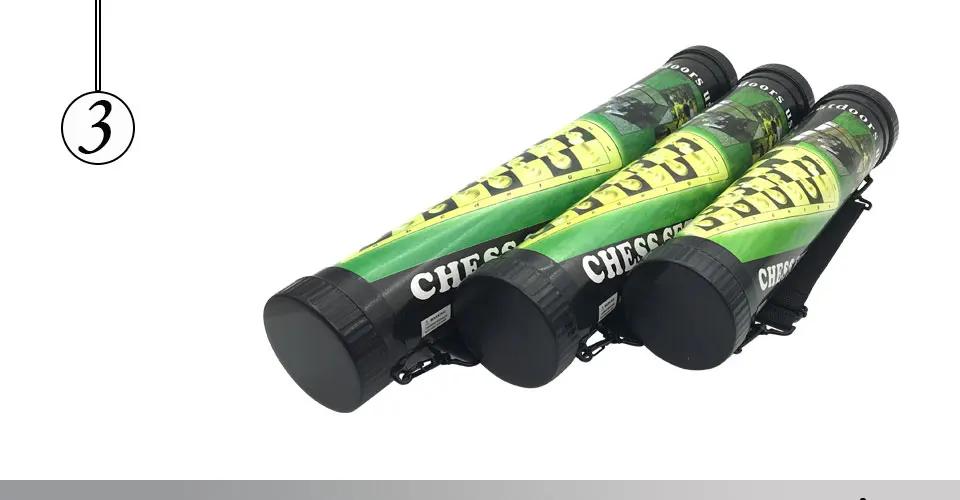 Easytoday Outdoor Chess Game Set Portable Plastic Chess Pieces Synthetic Leather Board Straps Travel Essentials Table Games Gift (3)