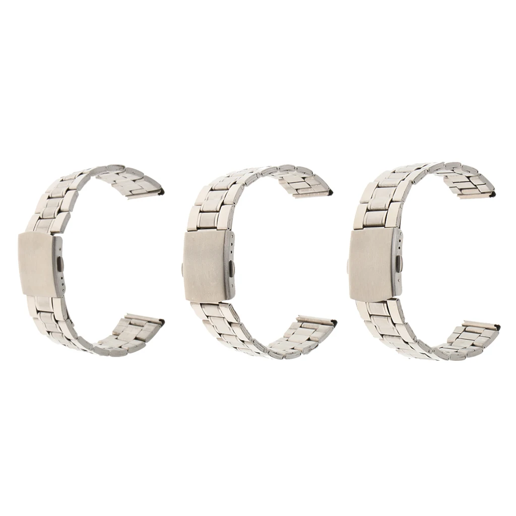 Quick Release Width 18mm 20mm 22mm Stainless Steel Watch Strap Wristband