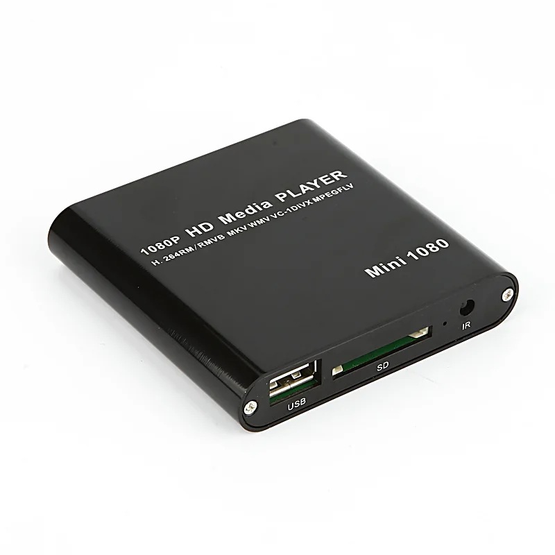 Медиаплеер REDAMIGO FullHD 1080P мультимедийный видеоплеер с HDMI VGA AV USB SD/MMC внешний порт mkv