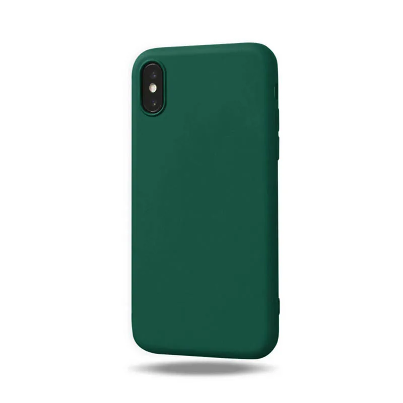 For iPhone 5 5S SE 2020 Case Solid Soft Silicone Case for Apple iPhone 11 Pro Max 6S 6 S 7 8 Plus XS MAX XR X Phone Cover Fundas