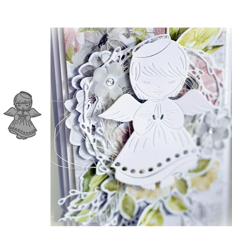 

JC Girl Angel Wing Metal Cutting Dies DIY Scrapbooking Handmade 2020 Die Cut Card Make Stencil Craft Mold Mould Model Decoration