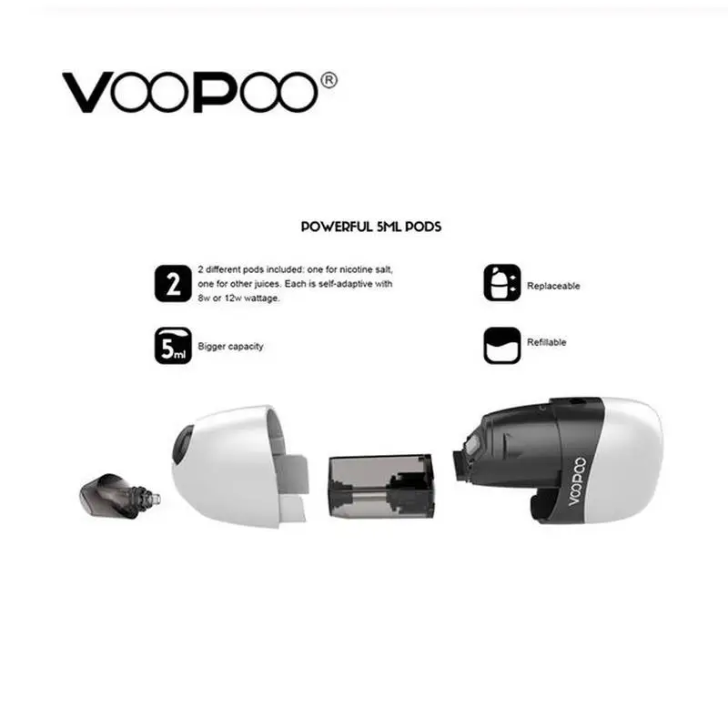 Voopoo PANDA Kit 5 шт./лот система Все в одном картридж мл батарея 1100 мАч электронная