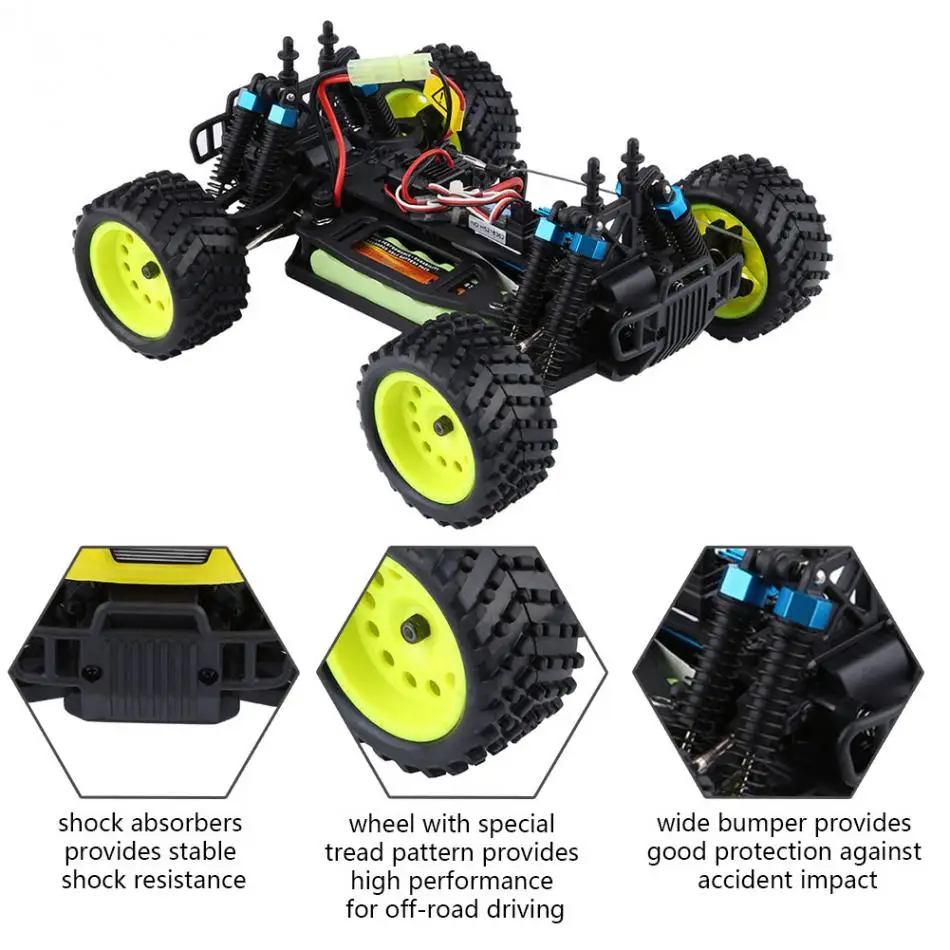 HSP 1/16 electric 94186 25A brushed ESC 4WD Off-road RC Remote control vehicle gift us Plug RC car off-road toy for children