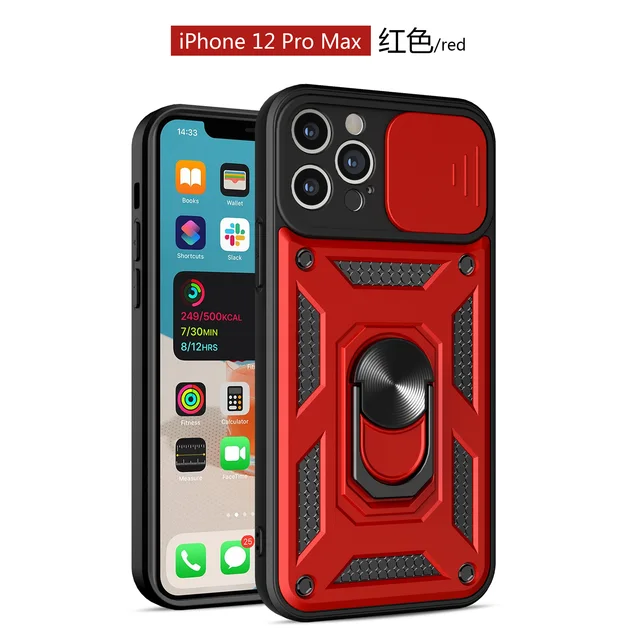 Armor Shockproof Phone Case For OPPO Realme Reno A32 A15 15S A53 A54 A72 A73 A74 A93 A94 8 5 5Z 4 Pro Lite 5G 4G 2020 PC Cover Red
