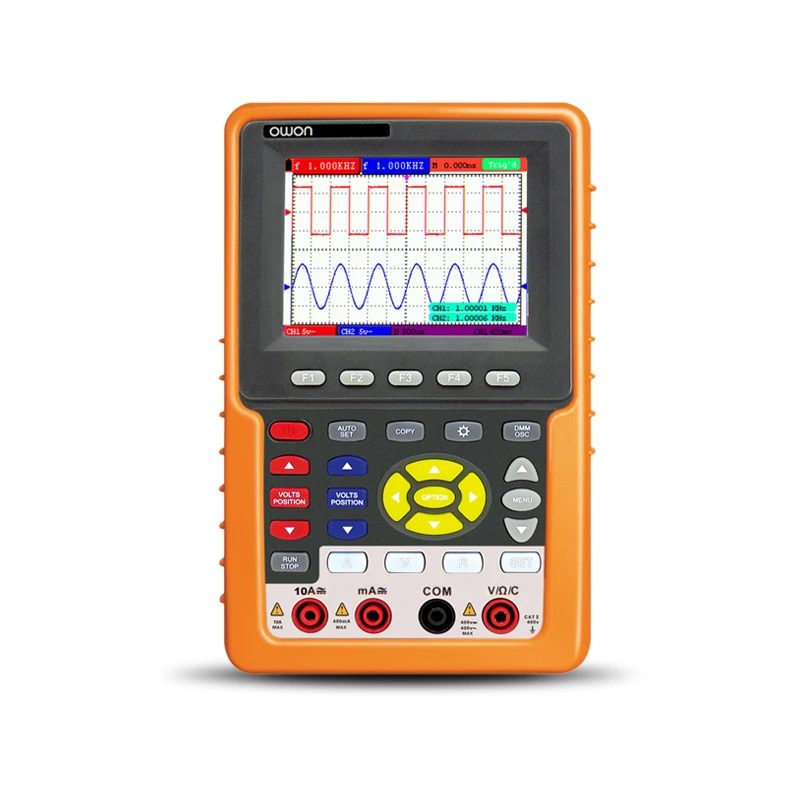 

Owon HDS1022M-N Series HDS-N Handheld Digital Storage Oscilloscope and Digital Multimeter, 20MHz, 2 Channels, 100MS/s Sample Rat