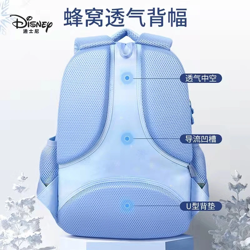 2022 Disney Frozen II Leisure School Bags For Girl Elsa Anna Primary Student Shoulder Orthopedic Backpack Large Capacity Mochila