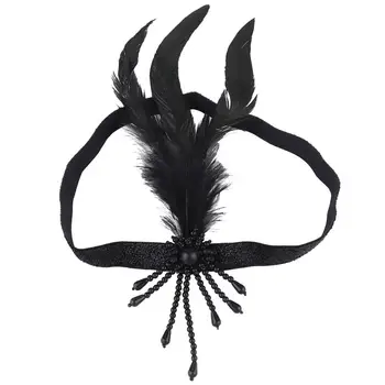 

1pc Delicate Feather Headband Delicate Party Headdress Fashion Decorative Hairband for Lady
