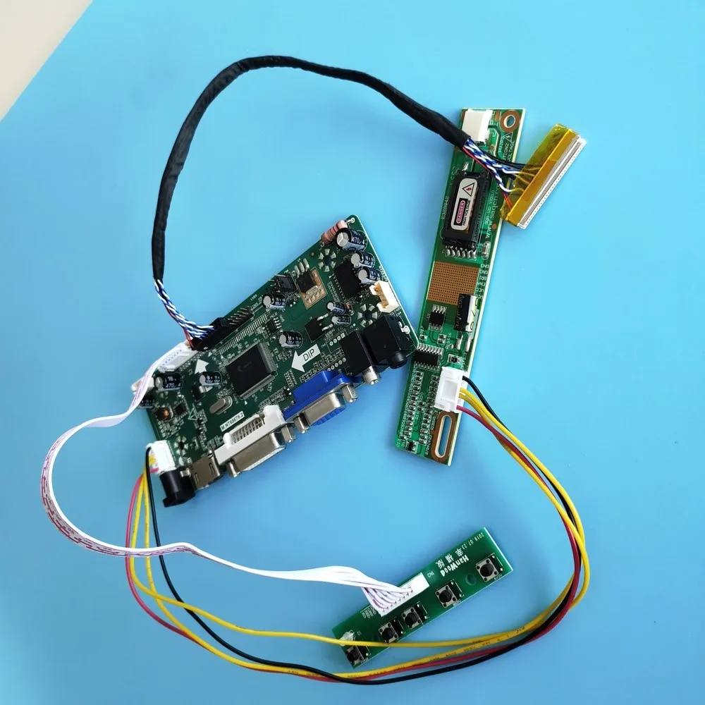 Комплект для QD15XL09 Rev.04/QD15XL09 Rev.01 плата контроллера 1024x768 HDMI-совместимая + DVI VGA