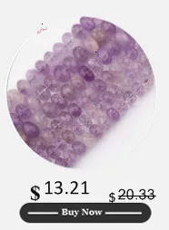 6,8 мм Круглые граненые фиолетовые кристаллы аметиста бусины из натурального камня для женщин DIY Ожерелье Изготовление ювелирных изделий 1"