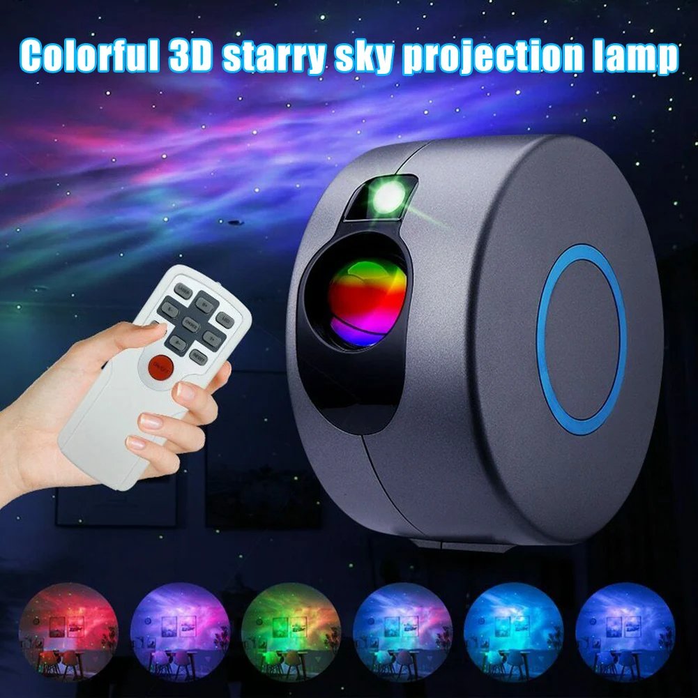 

Rotating LED Projector Light Starry Sky Ocean Wave Star Galaxy Night Lamp Home SDF-SHIP