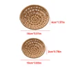 Handmade Rattan Weaving Round Storage Basket Fruit Dish Wicker Bread Basket Kitchen Food Picnic Bread Sundry Mini Container 6