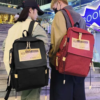 

Simple Vintage Women Travel Backpack Teenagers Students School Bag Korean Fashion Casual Boys Kids Girls Lovers Book Schoolbags