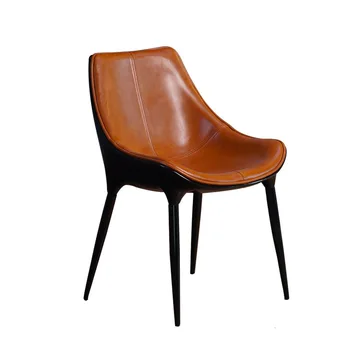 

Simple family hotel chair model room back chair designer leisure creative meeting chair