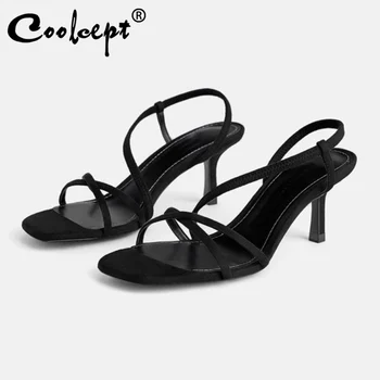 

Coolcept New Arrival Women Sandals Party Wedding Summer Shoes Woman Spring Sandals Female Footwear Size 33-41