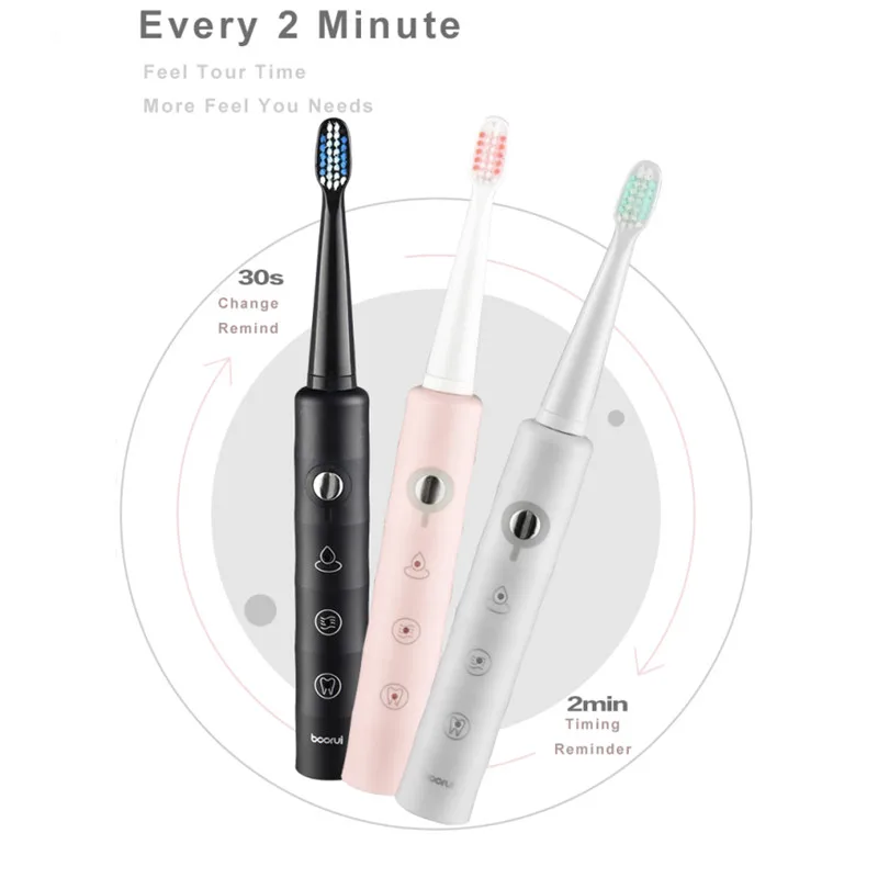 Electric Toothbrush Sonic Wave Rechargeable Travel Case Smart Chip Toothbrush Head Replaceable Teeth Whitening Brush Gift ! Electric Toothbrush Sonic Wave Rechargeable Travel Case Smart Chip Toothbrush Head Replaceable Teeth Whitening Brush Gift !