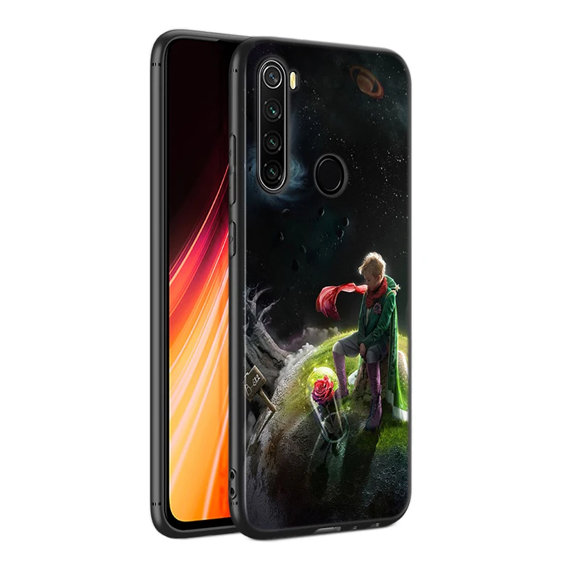 Black Cover for Xiaomi Redmi Note 9 8 7 6 Pro Shell Cute little prince for Redmi Note 5 Pro 5A 4 4X Luxury Back Case Black Cover for Xiaomi Redmi Note 9 8 7 6 Pro Shell Cute little prince for Redmi Note 5 Pro 5A 4 4X Luxury Back Case