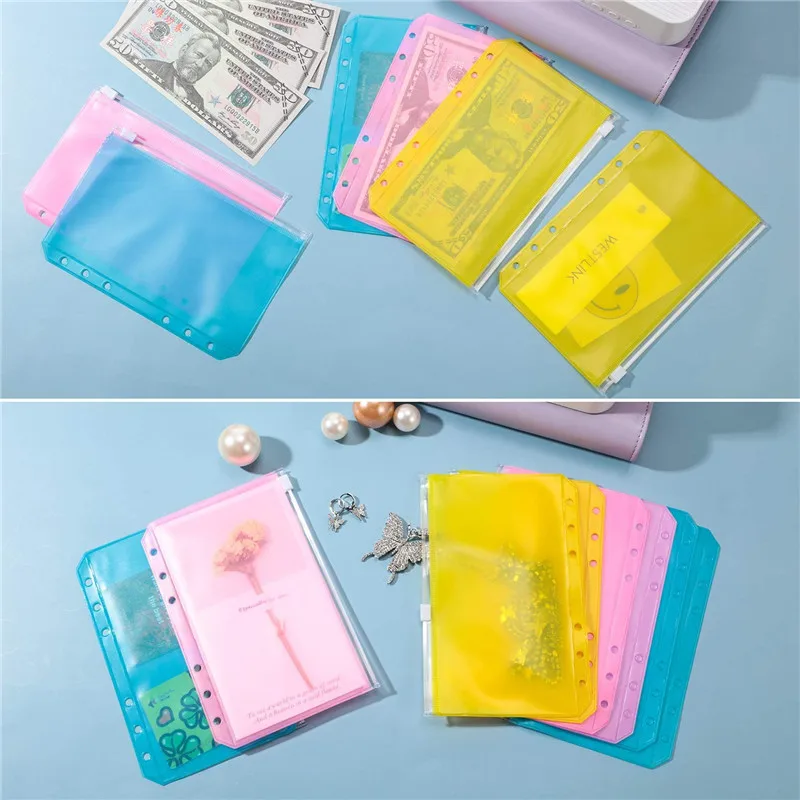 Trousse à Crayons Pour Classeur à 3 Anneaux Avec Fermeture éclair Et Fenêtre Transparente, Jeu, Décontracté