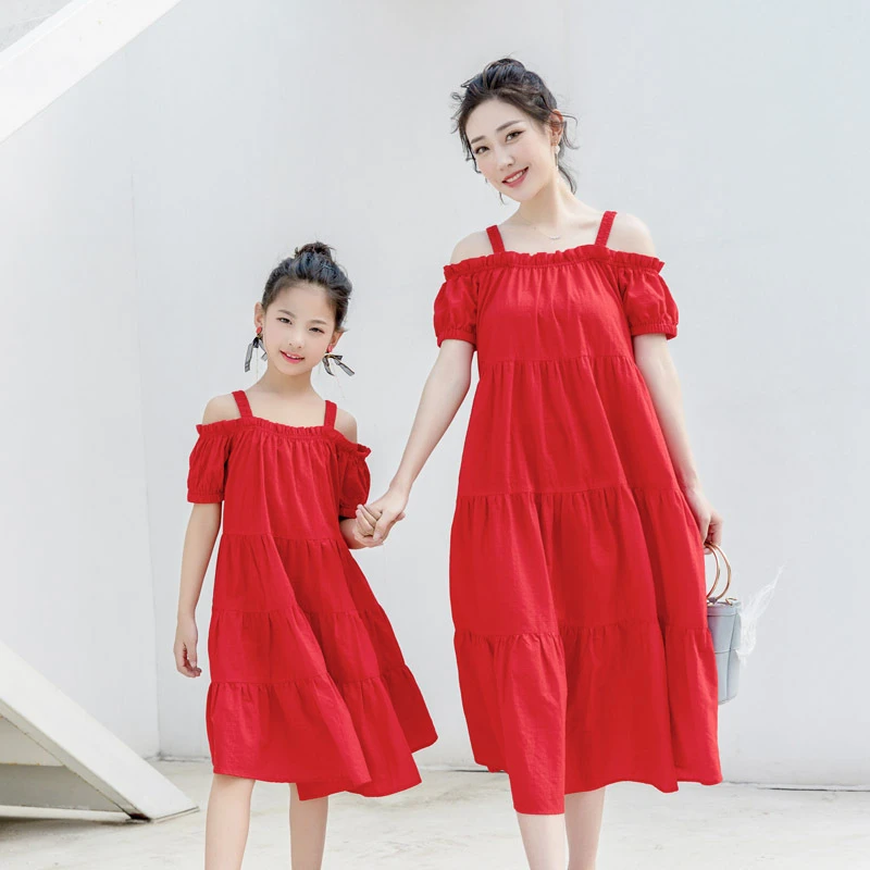 Mom kid dress Clearance