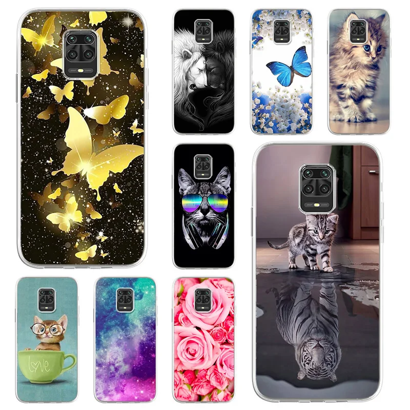 Painted Case For Xiaomi Redmi Note 9T Silicon Phone Bumper Coque 9 Pro 5G 9C 9A 9s 9i NFC Covers Soft | Мобильные телефоны и