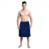 Sinland Wholesale Microfiber Men's Spa WrapS Towel Bath Towels With Snap Closure For Adults 24inx63in 1 Pack Hot Sale 2