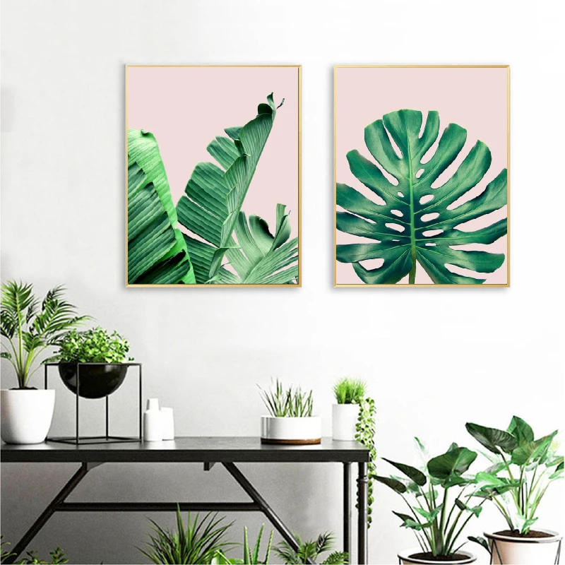 Tropical Leaf Wall Art Print Home Wall Decoration
