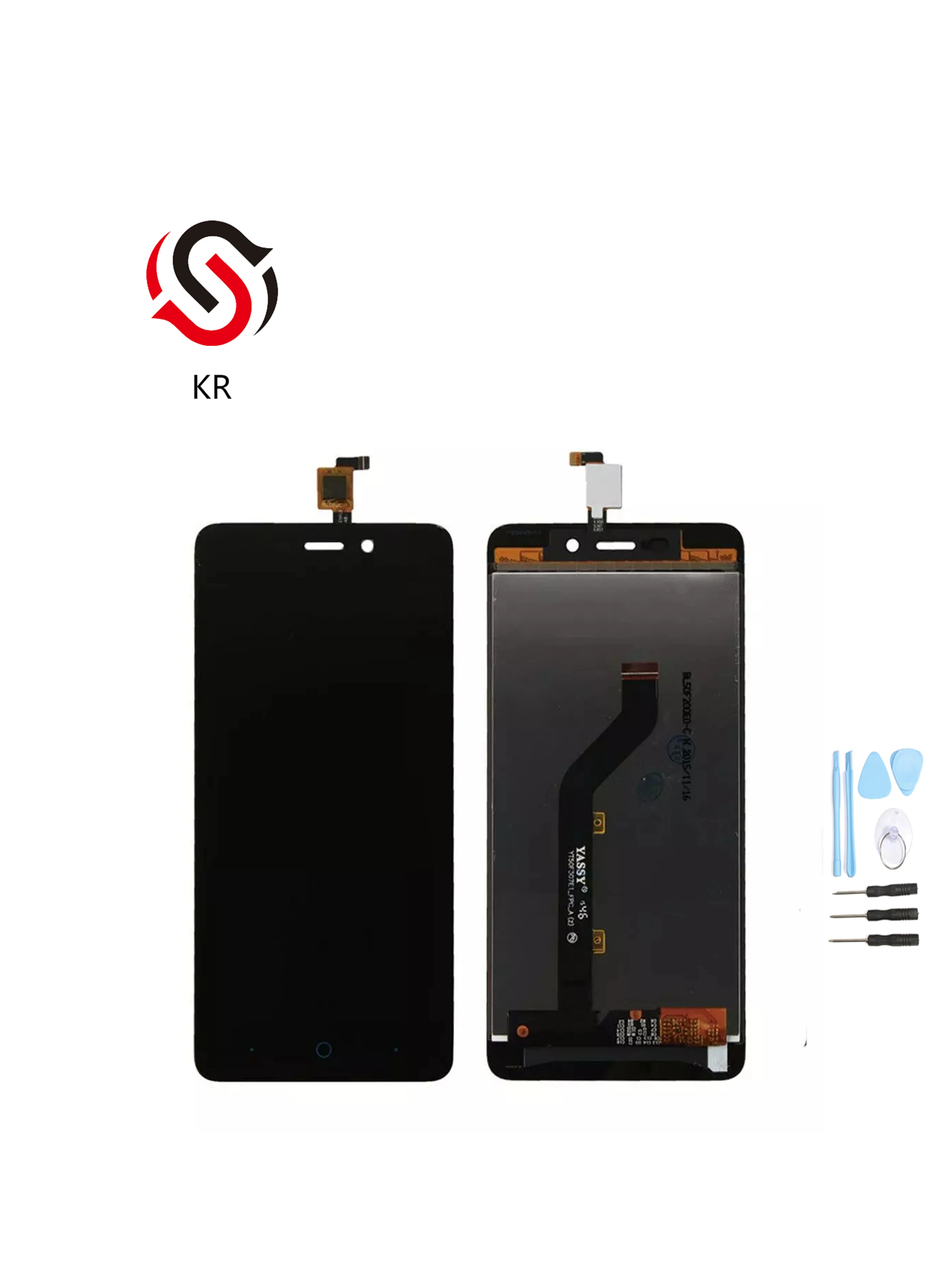 

WEICHNEG 1pcs for 1280 * 720 ZTE Blade X3 D2 T620 A452 LCD display with touch screen digitizer Assembly + Tools