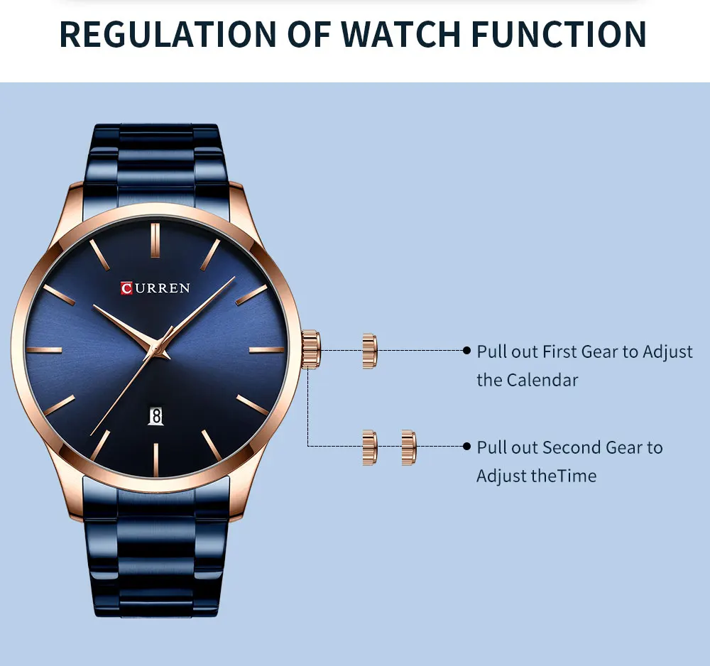 Мужские часы Топ бренд CURREN Роскошные спортивные простые кварцевые наручные часы для мужчин часы из нержавеющей стали Relojes Relogio Masculino