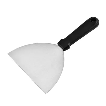 

Stainless Steel Semicircle Cooking Shovel Plastic Handle Pancakes Spatula Pizza Server Kitchen Accessories