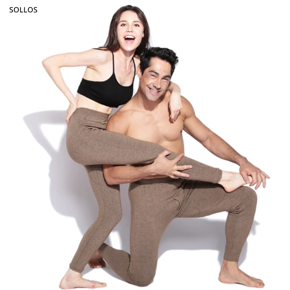 2023 100% Laine Merinos Legging Hiver Femme Collant Thermique Polaire Homme  Pantalon Chaud Hivert Leggings Sous Vetement Molletonn Collants Cachemire