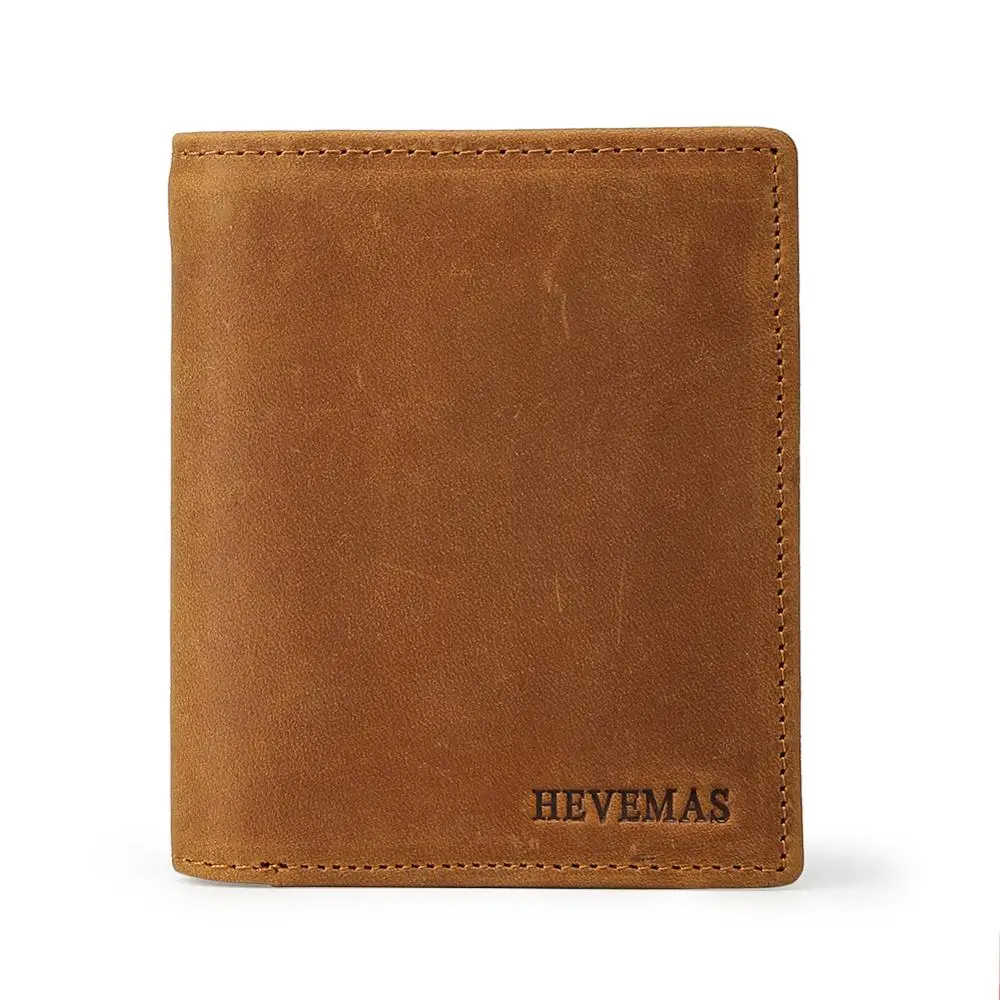

Tiding Genuine Leather Men's Wallet with Coin Bag Zipper Small Money Purses New Design Dollar Slim Purse Money Clip Wallet 9223
