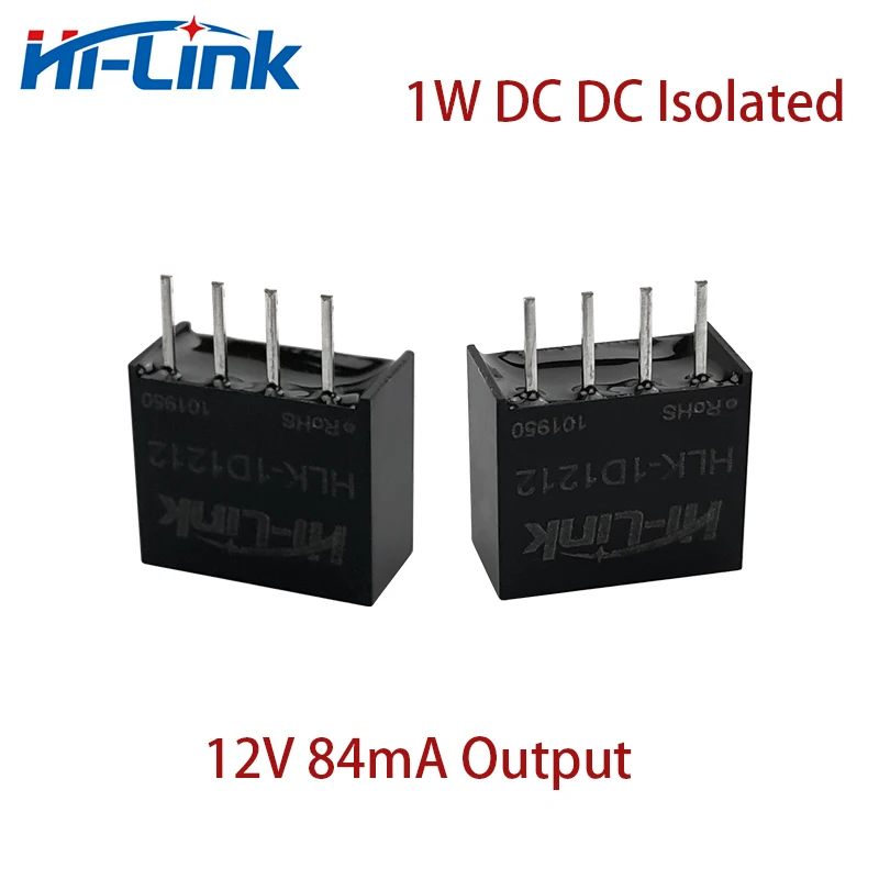 10 шт./лот Бесплатная доставка HLK-1D1212 1W 12V 84mA выход работающего на постоянном токе 12