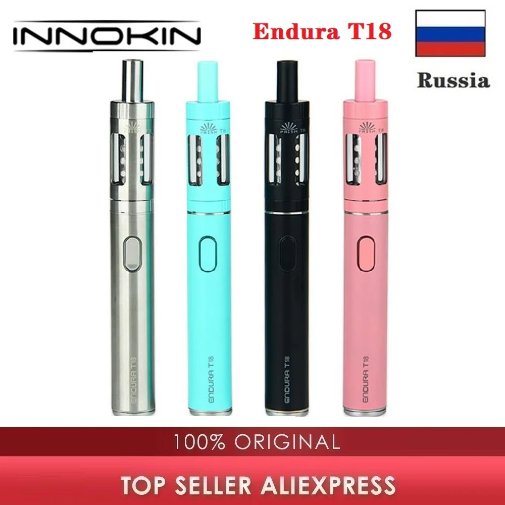 Электронная сигарета Innokin Endura T18 Vape Kit с батареей 1000 мАч и 2 5 мл Prism бак Топ
