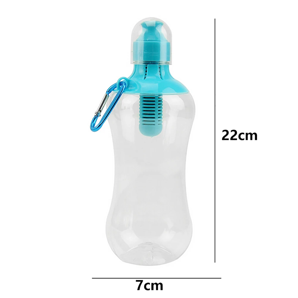 Portable 550ML Practical Plastic Bobble Hydration Filter Outdoor Hiking Sport Gym Filtered Clean Healthy Drinking Water Bottles Portable 550ML Practical Plastic Bobble Hydration Filter Outdoor Hiking Sport Gym Filtered Clean Healthy Drinking Water Bottles