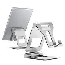LINGCHEN Tablet Stand Adjustable Foldable Tablet Holder For iPad 7.9 9.7 Aluminium Alloy Desktop Stand For iPad mini/iPad Air