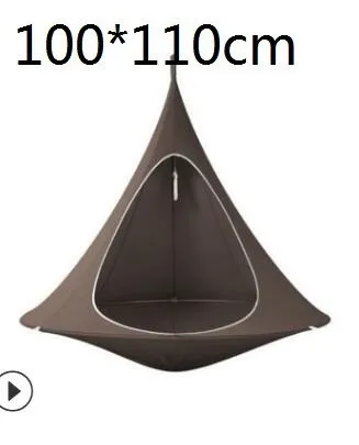 Camping Teepee for Kids Adults Silkworn Cocoon Hanging Swing Hammock tent for Outdoor Hamaca Patio Furniture Sofa Bed Swings 