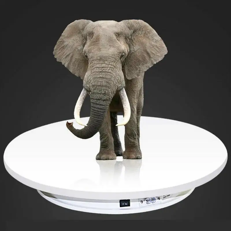 Two Way Electric Rotating Turntable Display Stand Lazy Susan Base for Photography Shooting (10)