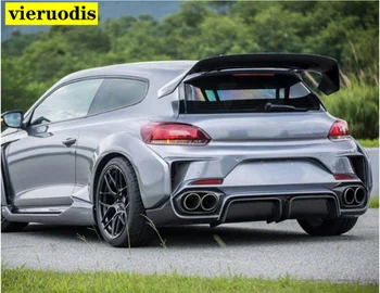 

ABS Plastic Rear roof Lip Wing spoiler For Volkswagen Scirocco 2010 +