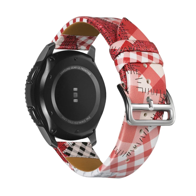 22 мм huawei watch gt 2 ремешок для samsung galaxy watch 46 мм gear S3 Frontier/классический кожаный браслет amazfit GTR 47 мм