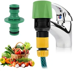 Hose Pipe Connector Kitchen Mixer Tap Adapter Garden Universal Bath Quick Fitting Connectors for Outdoor Indoor Faucets