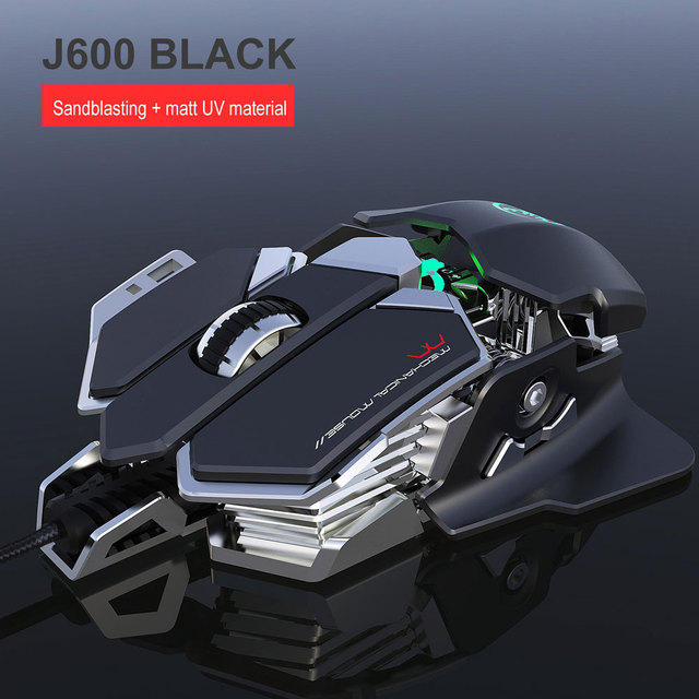Mouse 9 Buttons 800-1600-6400 DPI USB Wired Computer Mouse Gamer With LED Backlight Professional Mouse For PC Laptop
