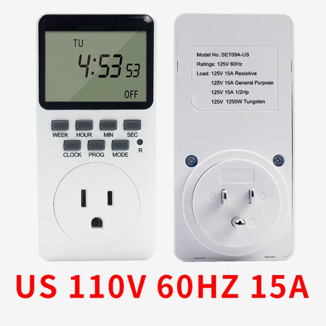 US 110V 60HZ 15A