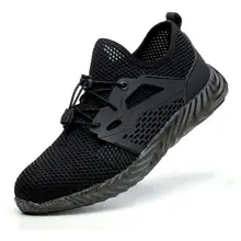 Прямая поставка; неубиваемая обувь Райдера; Мужская и женская обувь со стальным носком; ботинки с защитой от проколов; рабочие кроссовки; дышащая обувь