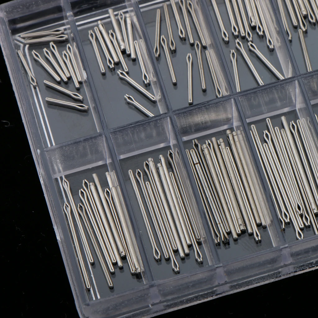 180 Pieces Watch Strap Band Cotter Pins Stainless Steel Links Strap 8mm-26mm 180 Pieces Watch Strap Band Cotter Pins Stainless Steel Links Strap 8mm-26mm