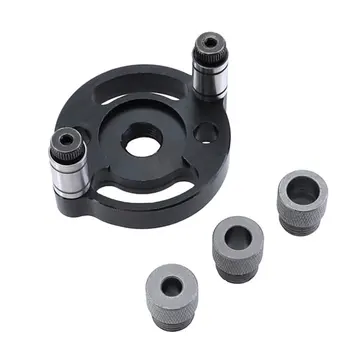 

Wood Drill Guide Locator Self-Centering Drilling Hole Puncher Doweling Saw Jig Set Woodworking Carpentry Tools