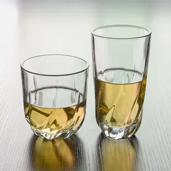 

Set of 2 top quality crystal whiskey wine glass for party club beer drinking glass cups 0901-42