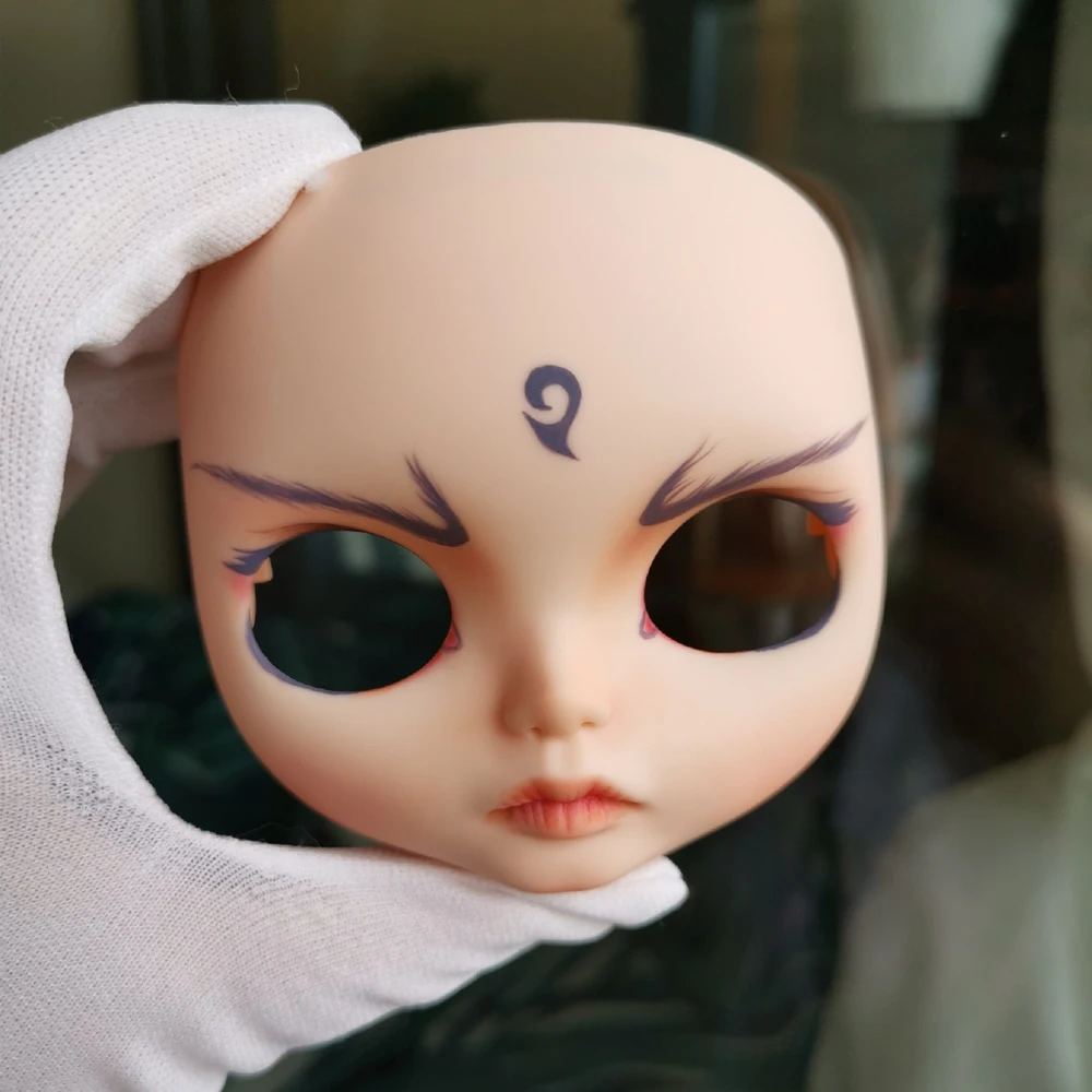 Blyth кукольная пластина для лица diy вашего blyth makeuo включая заднюю пластину высокое