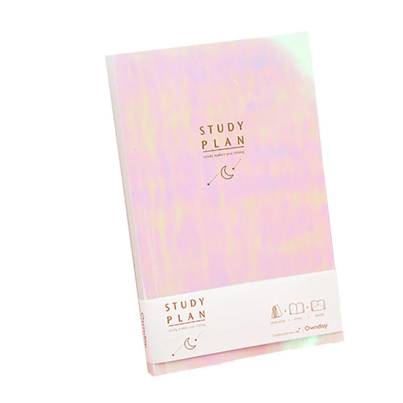 Креативный простой цветной блокнот с обложкой, студенческий корейский небольшой свежий блокнот, Дневник для, школьные принадлежности, канцелярские принадлежности