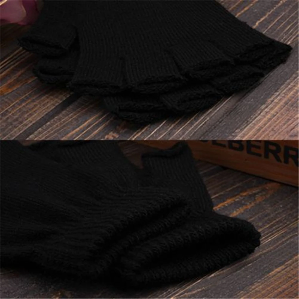 Fingerless Knitted Gloves Men/Women Cycling
