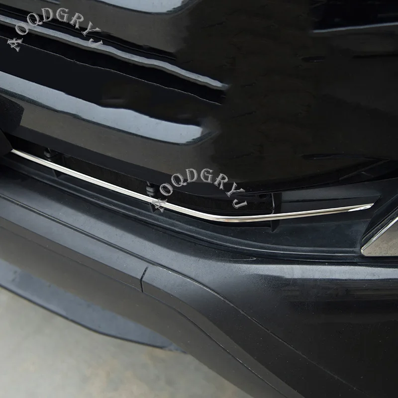Аксессуары для стайлинга автомобилей, хромированные передние противотуманные фары из нержавеющей стали, формовочные накладки, подходят для Toyota Land Cruiser LC200